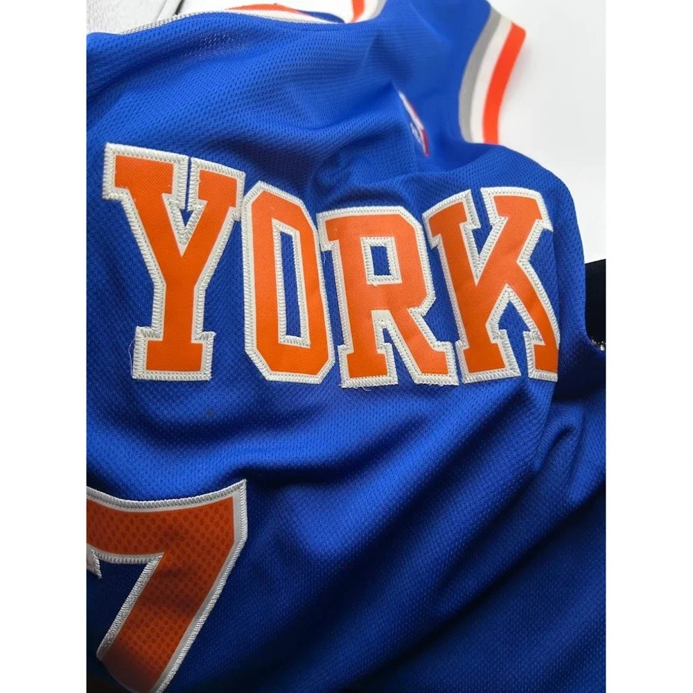 Adidas New York Knicks Carmelo Anthony 7 Basketball Jersey Blue Mens Small S